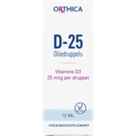 2x Orthica Vitamine D-25 Oliedruppels