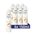 6x Dove Deodorant Spray Coconut &amp; Jasmine Flower  150 ml
