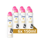 6x Dove Deodorant Spray Invisible Care