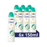 6x Dove Deodorant Spray Go Fresh Peer &amp; Aloe Vera  150 ml