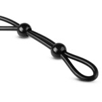 Easytoys Dubbele Verstelbare Cockring Zwart - 2.77 euro