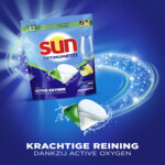 6x Sun Vaatwascapsules Optimum All-in-1 Citroen - 42.99 euro