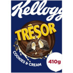 6x Kellogg&#039;s TRESOR Cookies &amp; Cream  410 gr