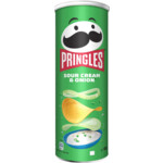 6x Pringles Chips Sour Cream & Onion