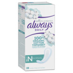 8x Always Dailies Inlegkruisjes Cotton Protection Normal - 27.89 euro