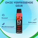 6x Fa Men Deodorant Spray Attraction Force - 12.74 euro