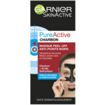 6x Garnier PureActive Peel-Off Masker Charcoal - 37.49 euro