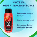 3x Fa Men Douchegel en Shampoo Attraction Force - 6.36 euro