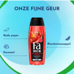 3x Fa Men Douchegel en Shampoo Attraction Force - 6.36 euro