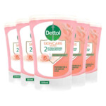 5x Dettol No Touch Handzeep Navulling Rozenwater & Sheabutter