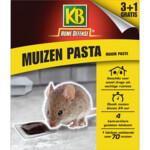 KB Home Defense Muizen Pasta Alfachloralose Kant-en-Klare Lokdoos Magik Paste