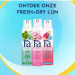 6x Fa Deodorant Spray Peony Sorbet - 16.35 euro