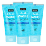 3x Sence Face Wash Alle Huidtypes Hydro Shock - 3.68 euro