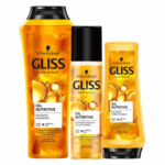 Gliss Oil Nutrive - Shampoo, Conditioner & Anti-klit Spray - Pakket