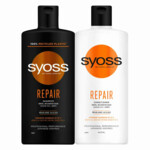 Syoss Repair - Shampoo 1x 440 ml & Conditioner 1x 440 ml - Pakket
