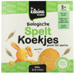 3x de Kleine Keuken Bio Speltkoekjes - 10.25 euro