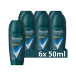6x Rexona Men Deodorant Roller Advanced Protection Dry Cobalt  50 ml