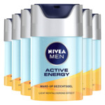 6x NIVEA Men Wake-up Gezichtsgel Active Energy - 89.99 euro