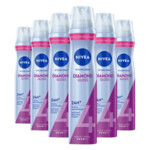 6x NIVEA Haarspray Diamond Gloss Care