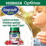 Dagravit Natural Kids Multivitaminen Framboos - 11.25 euro