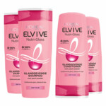 L&#039;Oréal Elvive Nutri-Gloss - Shampoo 2x 250 ml &amp; Conditioner 2x 200 ml - Pakket