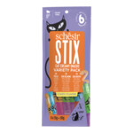12x Schesir Kattensnack Stix Variatie-Pack