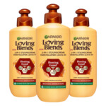 3x Garnier Loving Blends Honing Goud Leave-in Crème