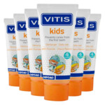 6x Vitis Tandpasta Kids 6m+