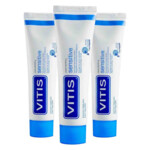 3x Vitis Tandpasta Sensitive  75 ml