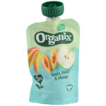 Organix Knijpfruit 12+m Appel, Perzik & Mango BIO - 1.49 euro
