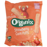5x Organix Babysnack 6+m Strawberry Corn Puffs BIO - 6.12 euro
