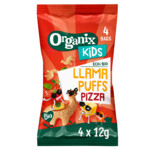 3x Organix Kids Snack Llama Puffs Pizza