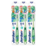 3x Jordan Tandenborstel Step 3 (6-9 jaar) - 4.79 euro