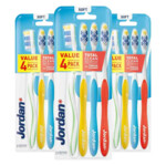 3x Jordan Tandenborstel Total Clean Soft 4-pack - 6.63 euro