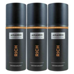 3x Amando Deodorant Rich - 9.88 euro
