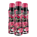 3x Vogue Elegance Parfum Deodorant - 6.39 euro