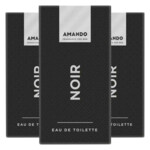 3x Amando Noir Eau de Toilette - 23.29 euro