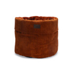 Designed by Lotte Kattenmand Ribbed Terracotta 50 x 50 x 35 cm