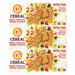 3x Céréal Koekjes Sesam Chocolade