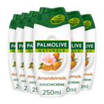 6x Palmolive Douchecréme Naturals Amandelmelk  250 ml