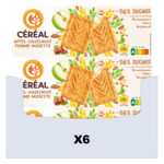 6x Céréal Koekjes Appel-Hazelnoot - 18.81 euro