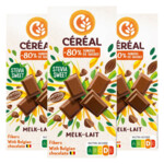 3x Céréal Chocolade Tablet Melk-Chocolade