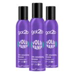 3x Got2b Volumania 24H Volumizing Mousse - 13.85 euro