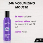 3x Got2b Volumania 24H Volumizing Mousse - 13.85 euro