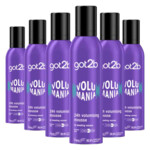 6x Got2b Volumania 24H Volumizing Mousse - 26.89 euro