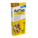 Adtab Anti Vlo en Teek Kauwtabletten Hond 1,3-2,5 kg