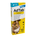 Adtab Anti Vlo en Teek Kauwtabletten Kat >2,0-8,0 kg