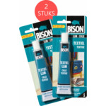 2x Bison Textiellijm Tube - 14.02 euro