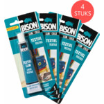 4x Bison Textiellijm Tube - 25.32 euro