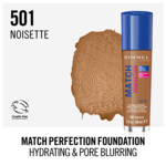 Rimmel Match Perfection Foundation Noisette 501 - 8.49 euro